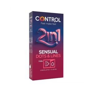 Control 2 in 1 Sensual Dots&Lines - kit 3+3